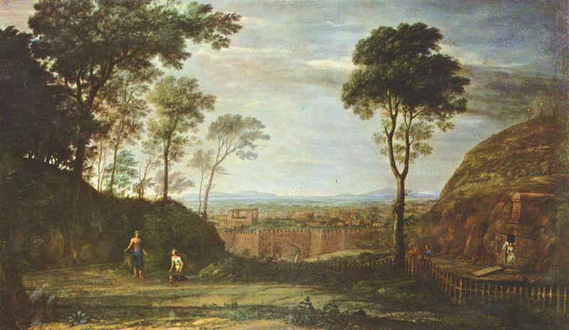 Claude Lorrain Ostermorgen Germany oil painting art